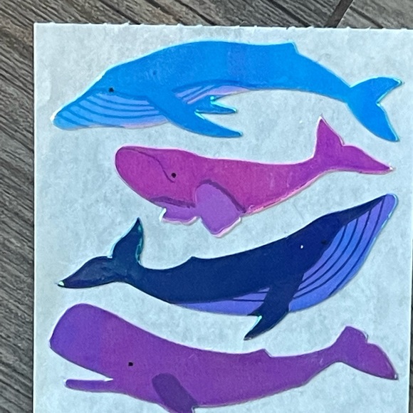 Sandylion sticker mod mother of pearl whales - Picture 1 of 3